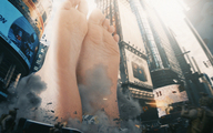 giantess collage feet city destruction barefoot giantess-fx