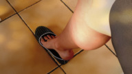 feet clothed toes high_angle in_shoe shrunken_man between_toes indoors under_foot flats digital_render mobiusone