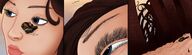 drawing micro monochrome color xtreme7 unaware panels airship crash_landing bioshock_infinite bioshock elizabeth_comstock hair_forest hair shadowmage782x