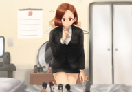 drawing gentle color brunette brown_eyes shrunken_people kuroihassan
