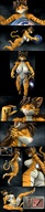 giantess insertion nude pussy furry earth tail space large_breasts butt blue_eyes planet toes playful shrinking brunette paws tigress inside_pussy digital_render cosmic_giantess maomi doomdutch mrwarfaremachine antonioy111