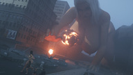 giantess nude blonde large_breasts long_hair destruction huge_breasts tank multiple_sizes crawling explosion giantesses curvy hourglass crowds running_away debris redfiredog kaylee
