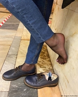 collage feet in_shoe nylons shrunken_man msku