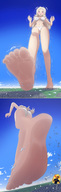 drawing growth giantess giga color butt destruction barefoot underwear imminent_crush thedaibijin my_hero_academia mt._lady kamui_woods