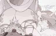 drawing giantess panties furry blushing tail wings upskirt monochrome long_hair butt goddess embarrassed lying_down mountains hooves thighs outdoors pussy_crush thigh_crush looking_back accidental dialogue cliff cliff_side_village my_little_pony horn princess_celestia temple princess_luna sound_effects accidental_crush praise_the_sun accidental_destruction ncmares yohomeboync yohomeboyraps cutie_mark telepathy