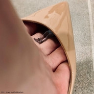 collage feet toes high_heels in_shoe shrunken_man chained msku