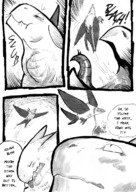 drawing gentle furry anthro comic monochrome story romantic adventure dialogue science_fiction jaggedjagd plot_intensive giant_things_and_tiny_things