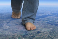 giantess collage feet landscape giga city destruction barefoot jeans walking sky artdent source_needed