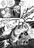 drawing gentle furry anthro comic monochrome story romantic adventure dialogue science_fiction jaggedjagd plot_intensive giant_things_and_tiny_things