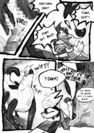 drawing gentle furry anthro comic monochrome story romantic adventure dialogue science_fiction jaggedjagd plot_intensive giant_things_and_tiny_things