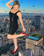 giantess collage city mega destruction high_heels helicopter looking_down zebos2003