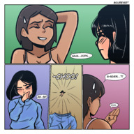 drawing feet comic color handheld shrinking story shrunken_woman cold dialogue guireyart10 shrunk_at_college nesi_kher sheograth marissa immortal