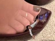 collage in_shoe nylons shrunken_man under_foot imminent_crush msku