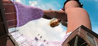 blonde long_hair toes low_angle smiling looking_down digital_render stirrups velocity-vektor