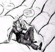 drawing nude monochrome handheld shrunken women dialogue ednem juliette