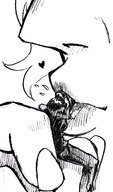 drawing nude monochrome smiling kissing heart no_background ednem