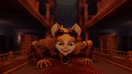 furry cat butt cleavage mini_giantess animation wiggle library steampunk skimpy issilora magnaomega prawling swaying