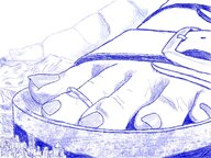 drawing giantess giga city monochrome toes sandals mountains toe_ring nikkiscutefeet