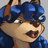 drawing giantess furry tail vixen color blue_hair fox brown_eyes police raccoon shrunken_man commission t-bone no_background thief looking_at_tiny cane sly_cooper on_nose orange_skin carmelita_fox saatchi police_officer sly_cooper_(series) year_of_the_(carmelita)_fox