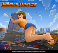 drawing gentle giantess color destruction brunette sandals joethevenezuelan lindastale