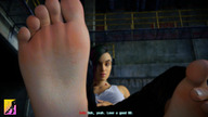 toes barefoot soles looking_down indoors dialogue digital_render onlyyougts