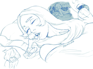vore sleeping uvula unaware body_exploration steven_universe willing_prey blue_diamond blue_pearl blanclauz