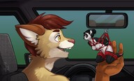 nude furry dog bondage canine panda shrunken_woman dangle rope vehicles villmix code_shark rainter13 helpess roped