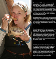 giantess collage vore blonde color blue_eyes clothed domination story spoon shrunken_people shrunken_woman cruel captions looking_at_viewer curel viking julia bonnet bown sigrid