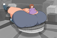 drawing giantess crush city mega color butt destruction clothed buildings butt_crush shoes brunette socks sitting thighs outdoors sitting_on_building rear_view black_socks huge_thighs huge_butt bageldiner silverdragon171