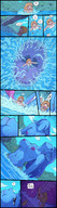 breasts drawing nipples giantess karbo nude vore blonde comic color long_hair blue_eyes mouth water green_eyes blue_hair topless mermaid underwater short_hair anko mawshot blue_skin minigirl clouds outdoors sky closed_eyes sideboob trees in_water bare_midriff