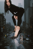 giantess crush collage feet city mega black_hair color long_hair clothed high_heels buildings blood street gore foot_crush rain vehicles shoe_crush outdoors sky looking_at_viewer mrgiantesslover