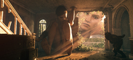 giantess nude size_difference color barefoot topless multiple_sizes giantesses indoors freckles bare_butt looking_at_tiny digital_render bare_legs bare_midriff the_last_of_us bare_thighs peeping_in the_last_of_us_2 ellie_williams abby_anderson