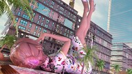 giantess city mega color clothed high_heels buildings helicopter dress lying_down legs outdoors sky nail_polish raised_legs digital_render hair_bun bare_legs velocity-vektor bulidings