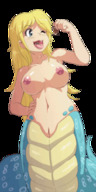 breasts drawing nipples giantess karbo nude pussy vore blonde color long_hair tongue blue_eyes mouth topless smiling navel hand mawshot animation dangle snake_girl imminent_vore handled on_tongue winking no_background looking_at_tiny bare_midriff miniguy sticking_out_tongue bare_pussy crisis_(felarya)
