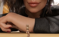 color clothed brunette smiling short_hair shrunken_woman indoors nail_polish digital_render aaabbbzzz
