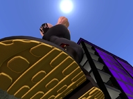 giantess crush feet city mega clothed buildings shoes low_angle unknown_artist underboob foot_crush shoe_crush outdoors sky under_foot under_shoe point_of_view source_needed