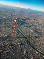 bikini giantess collage giga city blonde color destruction barefoot buildings japan tokyo bare_legs bare_midriff bare_thighs gtsproductions