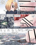crush micro giga city mega blonde cum destruction giant male penis ochiko_terada skirt buildings red_eyes short_hair piercings looking_down censored sweater dialogue source_needed looking_at_city one_eye_covered looking_at_tinies ear_piercings penis_crush