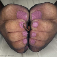 collage feet color toes soles stockings domination shrunken_man indoors nylon between_feet nail_polish msku marklovefeet