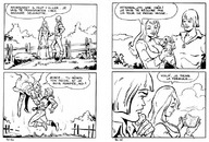 breasts drawing insertion manga sex anime western_artwork shrunken_men tomthumb between_breasts