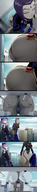 breasts drawing nipples giantess crush city mega alien comic color large_breasts butt clothed buildings butt_crush purple_hair sweat camel_toe pink_hair raven teen_titans red_hair starfire walking foot_print giantesses goth clouds thighs leaning_against_building outdoors sky choker closed_eyes cape belt leotard semi_nude panels rear_view cracked_pavement dc_comics anon orange_skin pale_skin grey_skin skintight_clothing ravenravenraven jinx_(teen_titans) pulling_clothing press bare_thighs