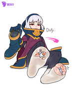 feet socks sitting between_toes heroes_of_the_storm torn_socks orphea bogo