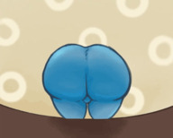 drawing giantess chief butt butt_crush low_angle animation point_of_view nikkiscutefeet