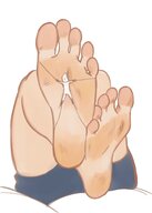 drawing feet color soles entrapment foot_slave tied_to_foot on_sole nikkiscutefeet tinyramens