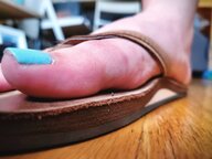 collage feet climbing low_angle nail_polish tinies nikkiscutefeet flip-flop tinyap5