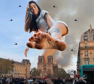 crush collage feet destruction helicopter blood gore paris france maria zebos2003 venture notre_dame