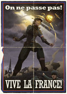drawing giantess city mega color destruction angry brunette tank brown_eyes boots war explosion poster paris jacket belt eiffel_tower cap helmet nazi zerohour99