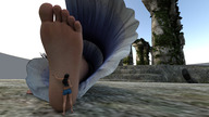 giantess feet fantasy yuna shrunken worship women cleaning ffx digital_render final t-y-l-n