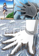 drawing city comic destruction gloves ace_attorney thedaibijin trucy_wright