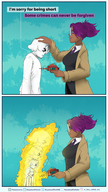 drawing giantess comic color shrinking story shrinking_gun royalwafflensfw sizeplay raygun